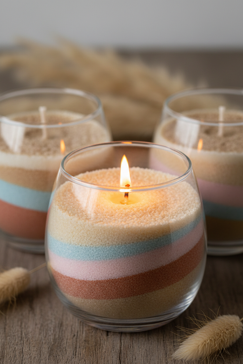 شموع رملية احترافية